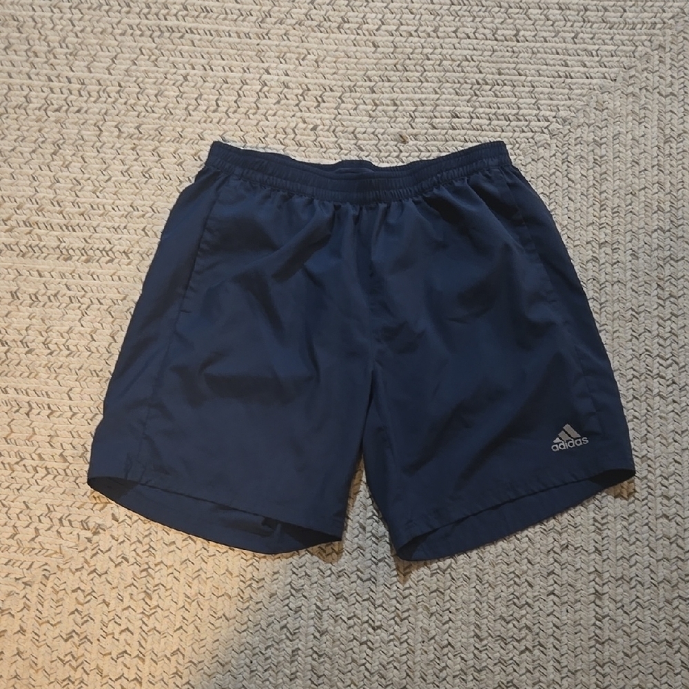 Adidas Navy Blue 7" Athletic Shorts